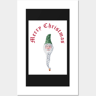 Christmas Elf + Merry Christmas Posters and Art